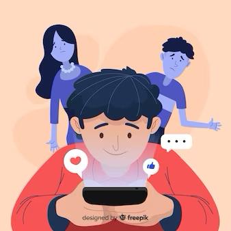 Ilustrasi dampak ghosting dalam hubungan, sumber Freepik