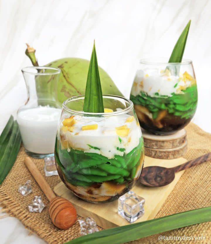 Es Cendol Kelapa, cocok untuk menu buka puasa, simak cara membuatnya. Sumber gambar: instagram @tammydesryani