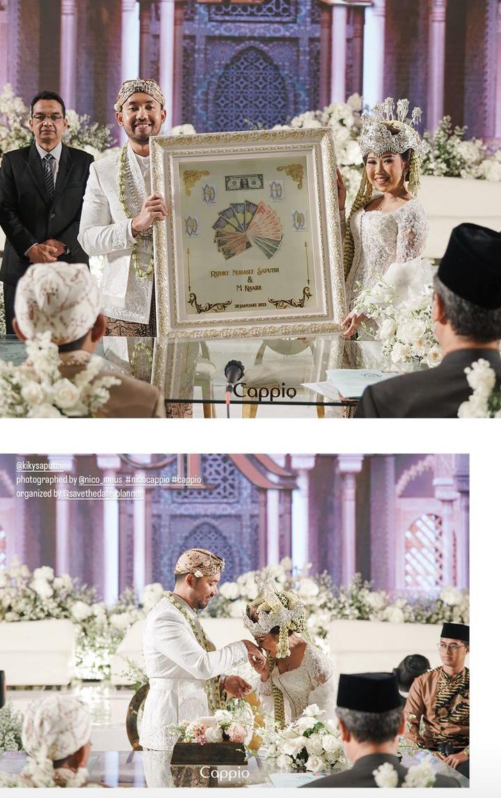 Menikah dengn Muhammad Khairi, Berikut Mahar Unik yang diterima Kiky Saputri. Sumber gambar: instagram @chappiophoto