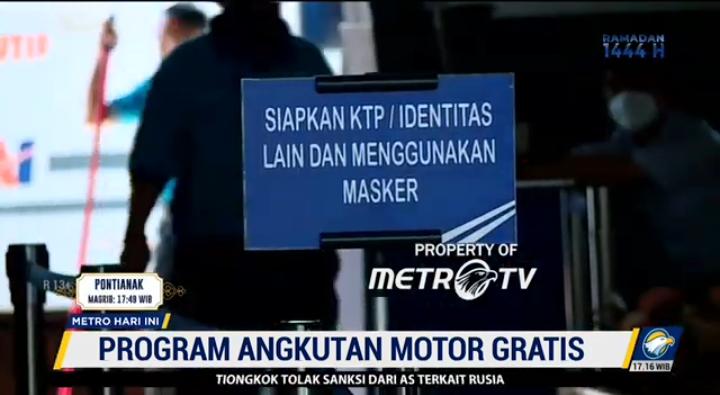 Dirjen Perkeretaapian Kemenhub Bersama PT KAI Kembali Gelar Angkut Motor GratisSumber gambar: tangkap layar YouTube @METRO TV