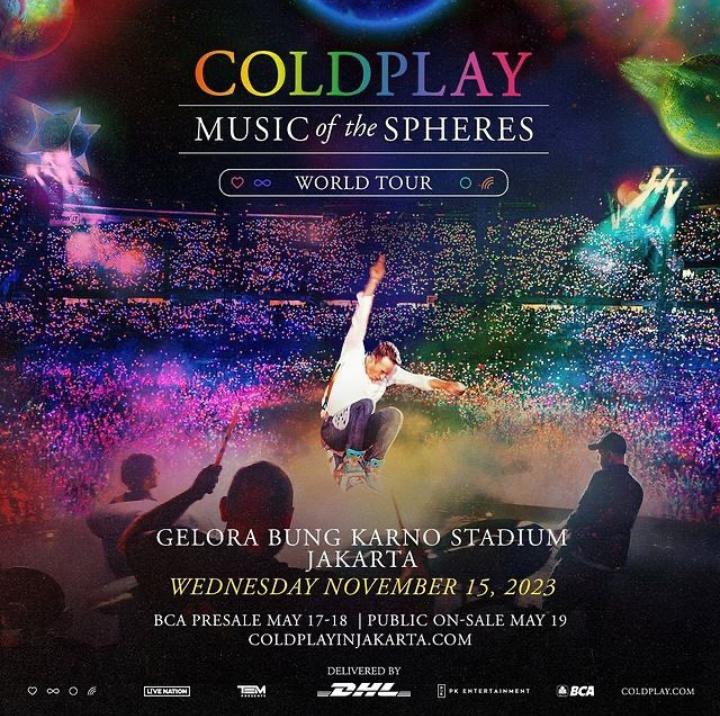 Coldplay. Banyak Tiker Konser Coldplay yang Dijual Lagi, Warganet Meradang
