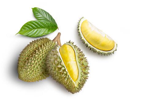 Ilustrasi buah durian yang memiliki daging tebal dan manis, sumber Pixabay