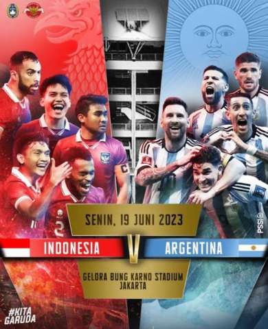 Daftar 27 pemain Timnas Argentina melawan Timnas Indonesia, sumber Instagram @pssi